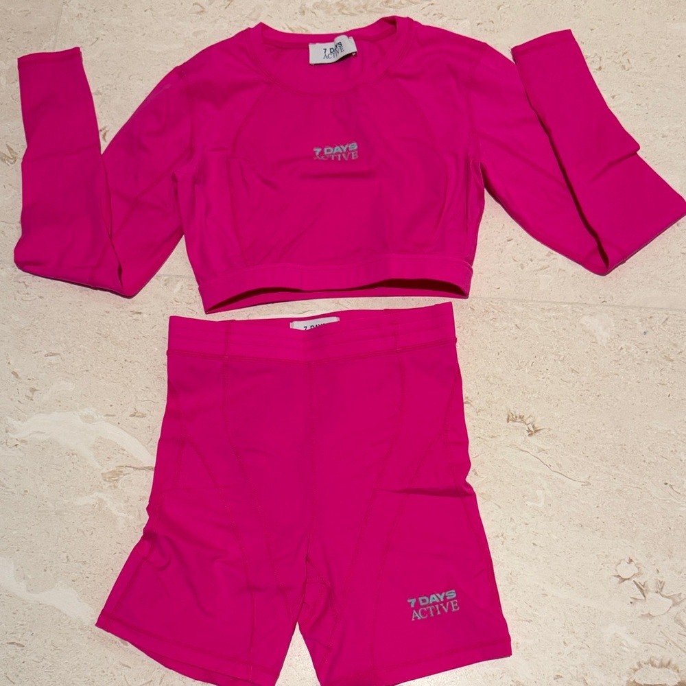 7 Days Active Set Vibrant Pink